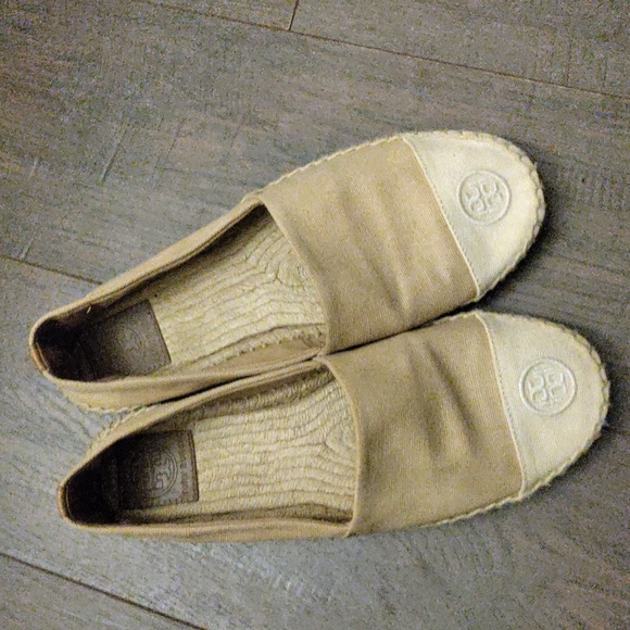 Tory Burch Colorblock Espadrille Flats - Picture 1 of 13